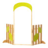 Playfurn's wooden fence divider with arch for kids 01