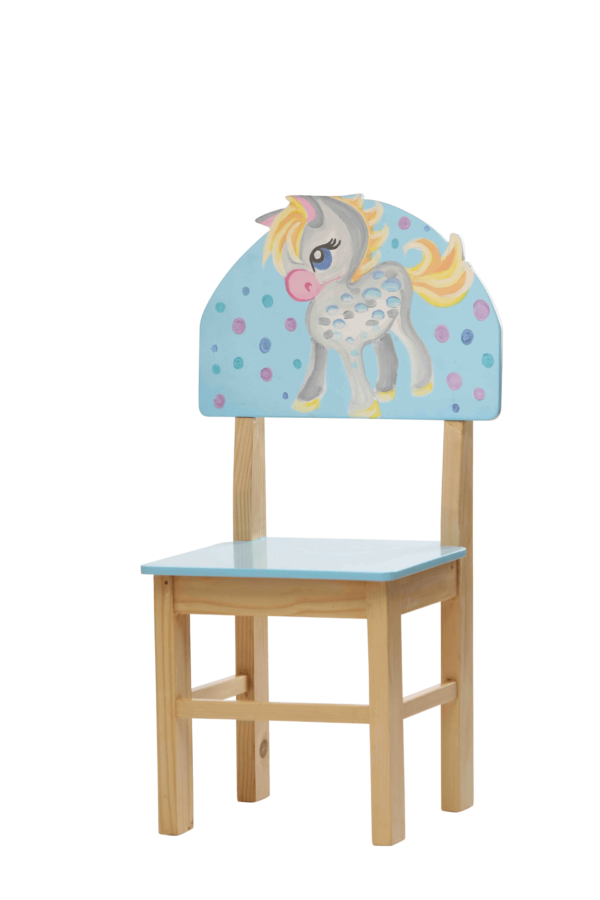 Playfurn's Polka Pony Wooden Chair for Kids 01